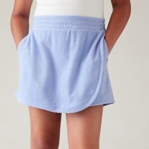 NWT Athleta Girl Blue Terry Skort (M 8-10)